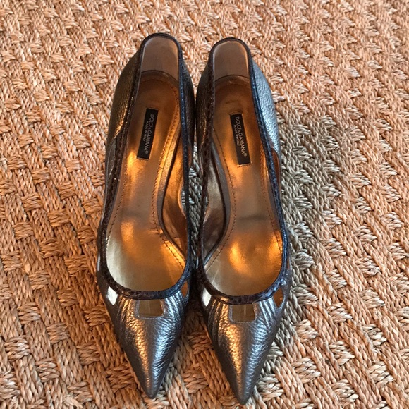 Dolce & Gabbana metallic pumps - Picture 2 of 6
